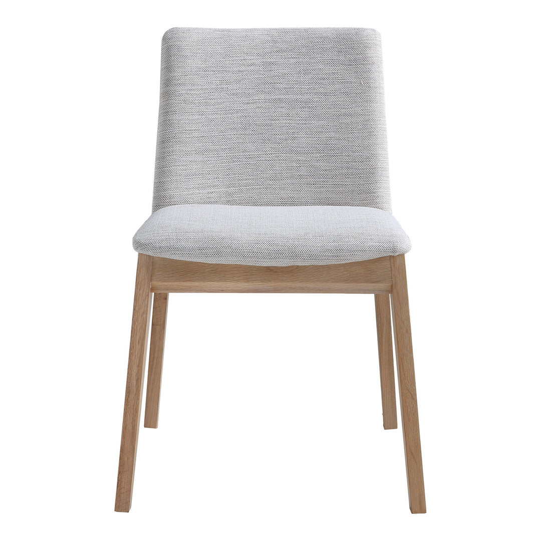 Deco - Oak Dining Chair (Set of 2) - Light Gray