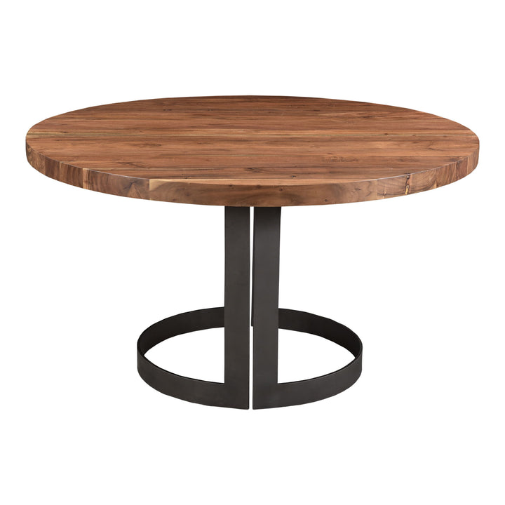 Bent - Round Dining Table - Natural Stain