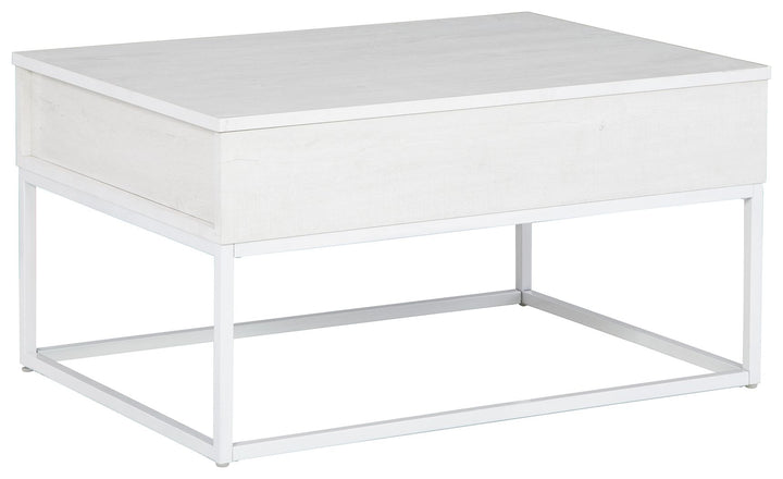 Deznee - White - Lift Top Cocktail Table