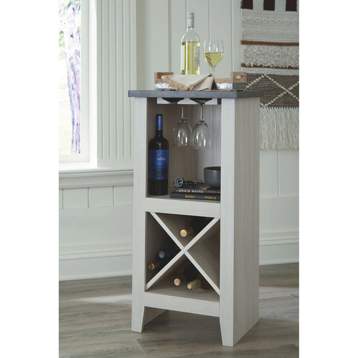 Ashley A4000329 Turnley - Antique White - Wine Cabinet
