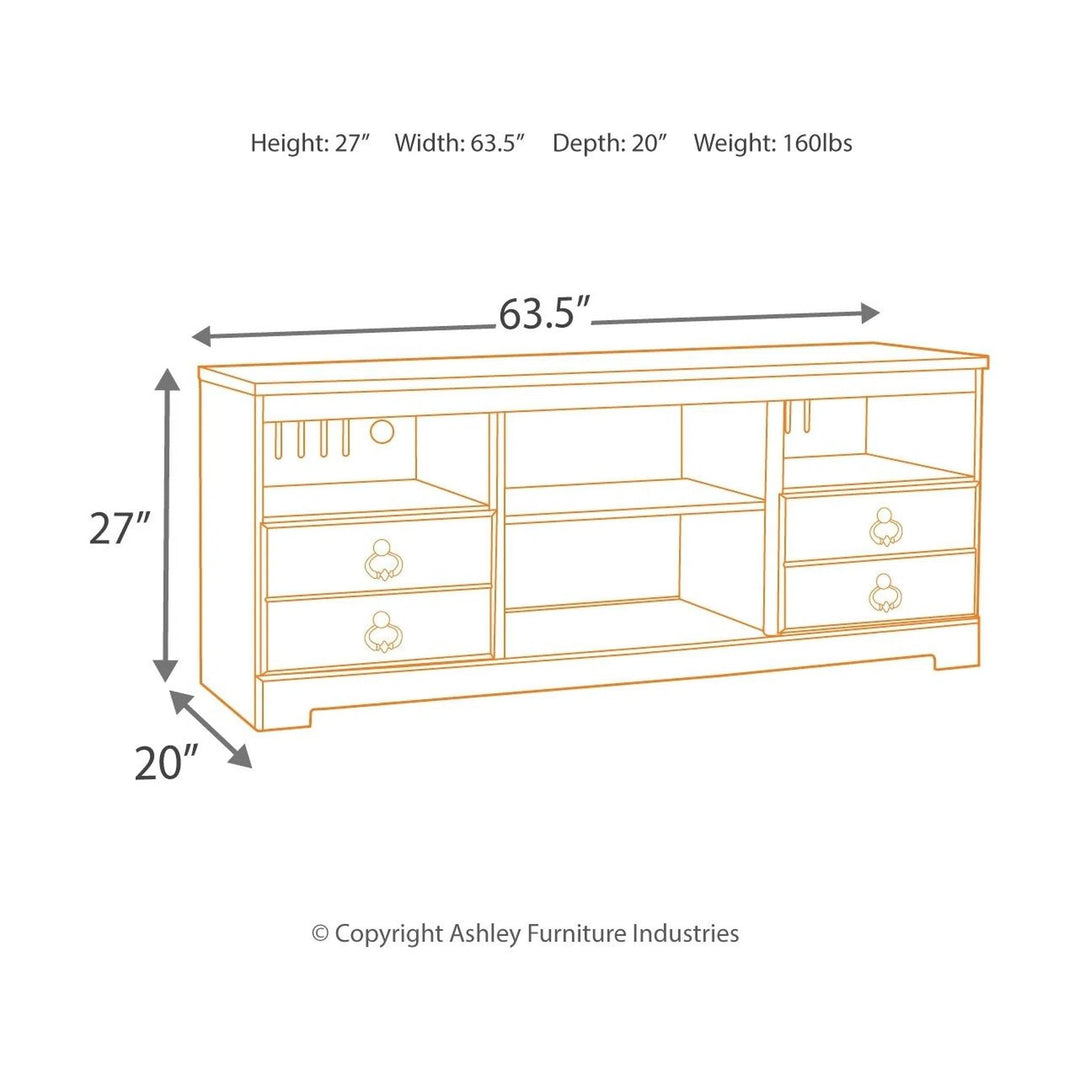Willowton whitewash tv stand outlet