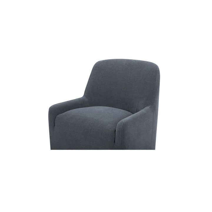 Maisie - Rolling Dining Chair - Slate Blue