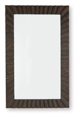Advin - Accent Mirror - Dark Brown
