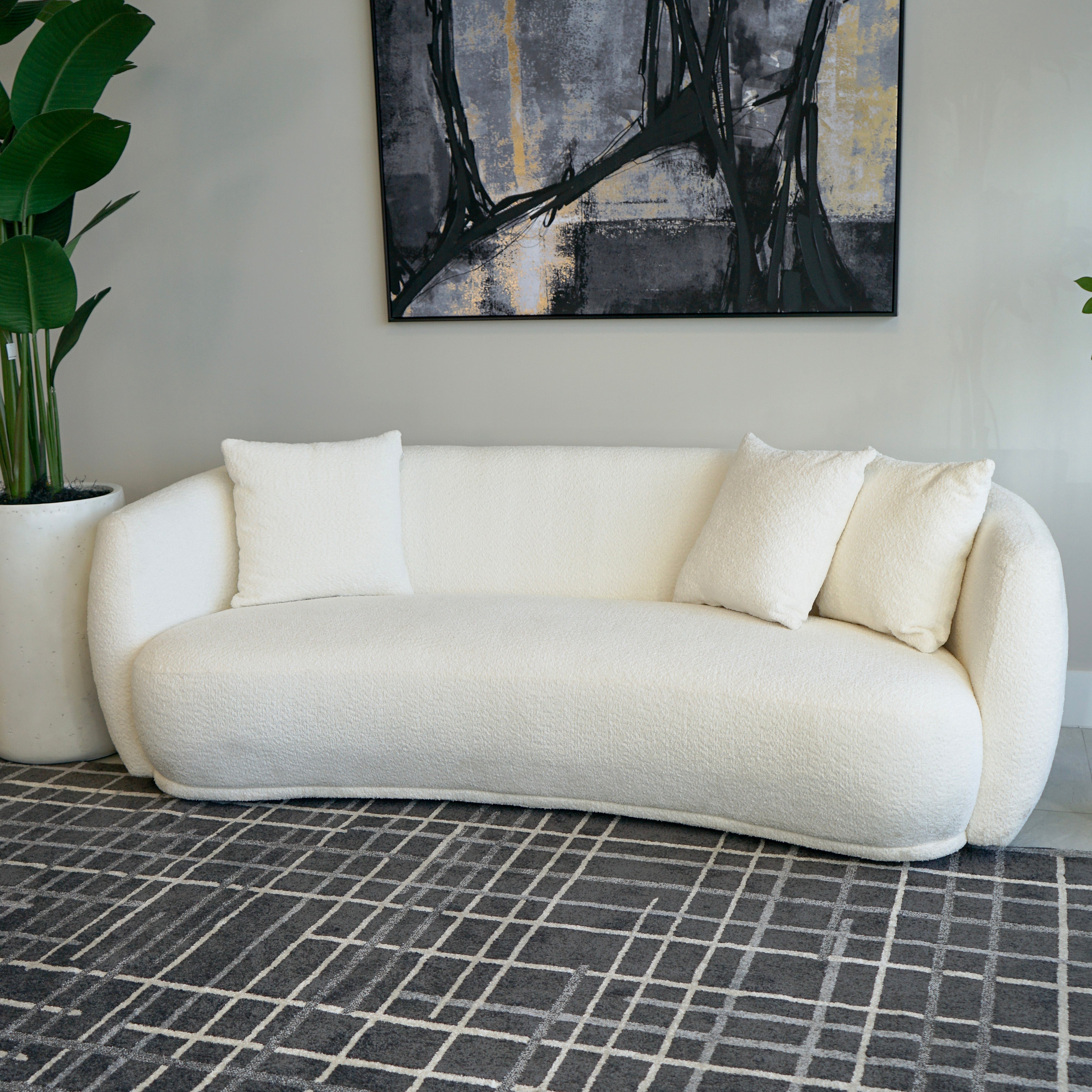 Diana Modern Curved Sofa