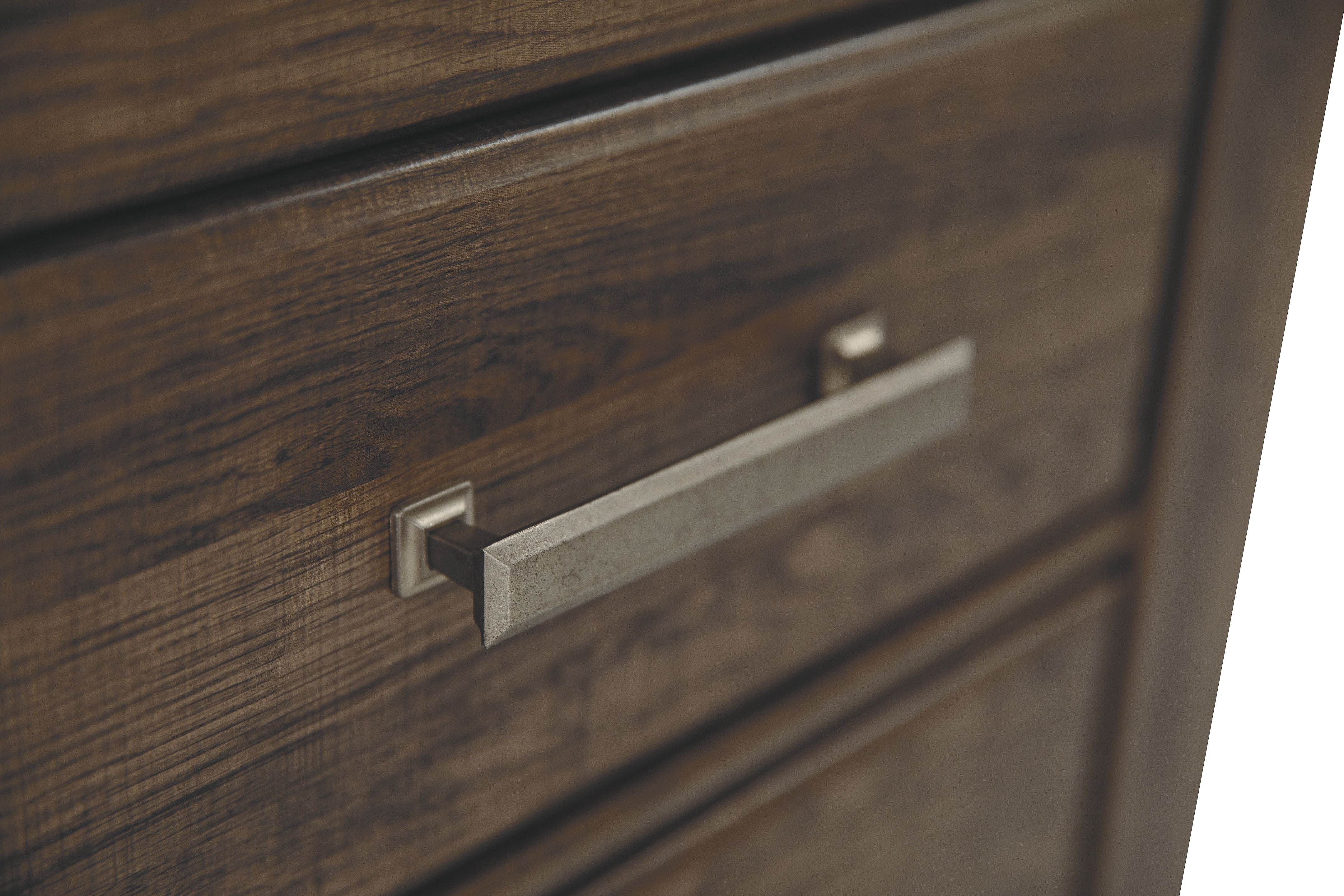 Juararo - Two Drawer Night Stand - Dark Brown