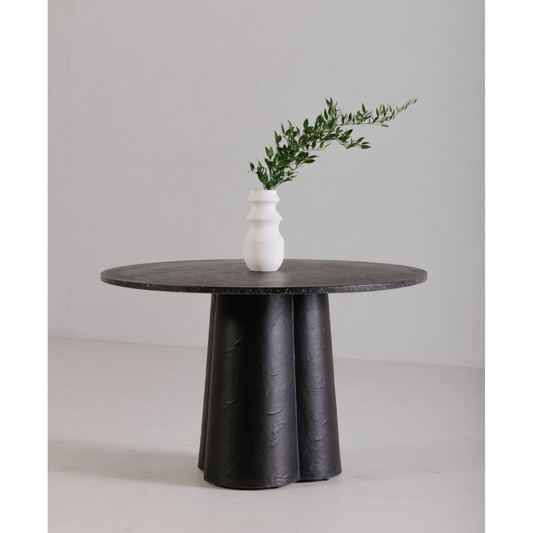 Mono - Dining Table - Black - Cement