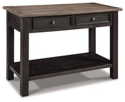 Tyler Creek - Sofa Table - Grayish Brown / Black