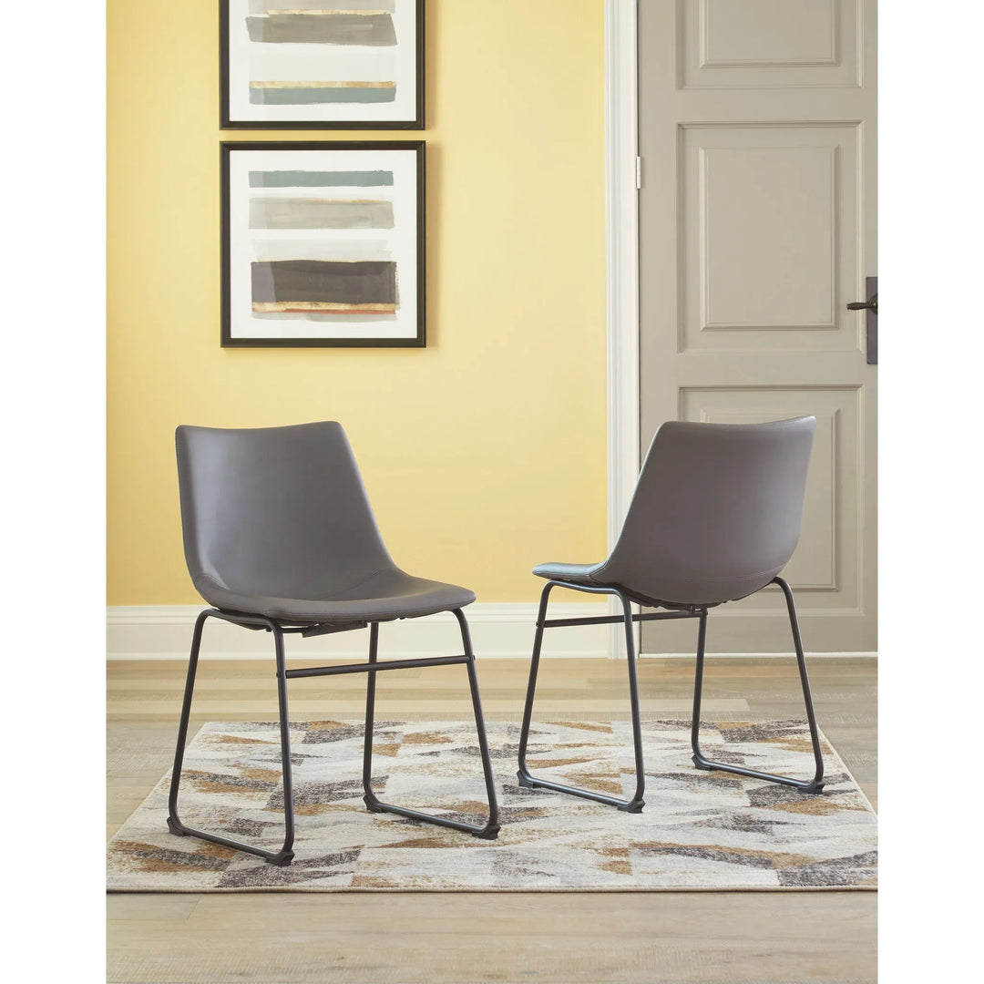 Ashley D372-08 Centiar - Gray - Dining UPH Side Chair