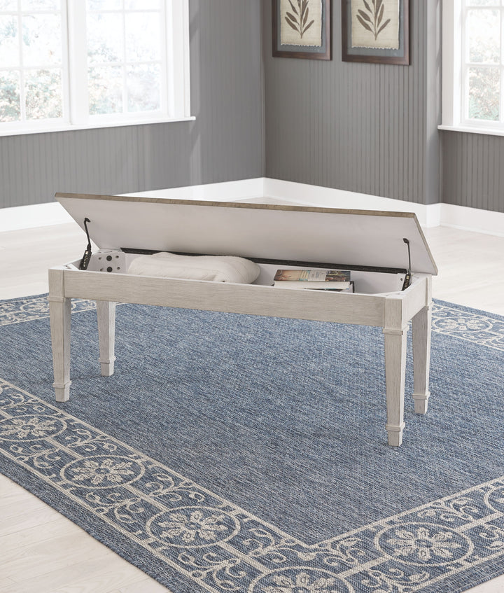 Skempton - White - Storage Bench