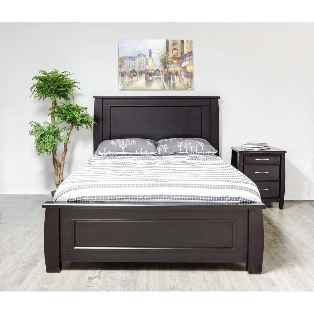Tofino Solid Wood King Panel Bed - Made In Canada
