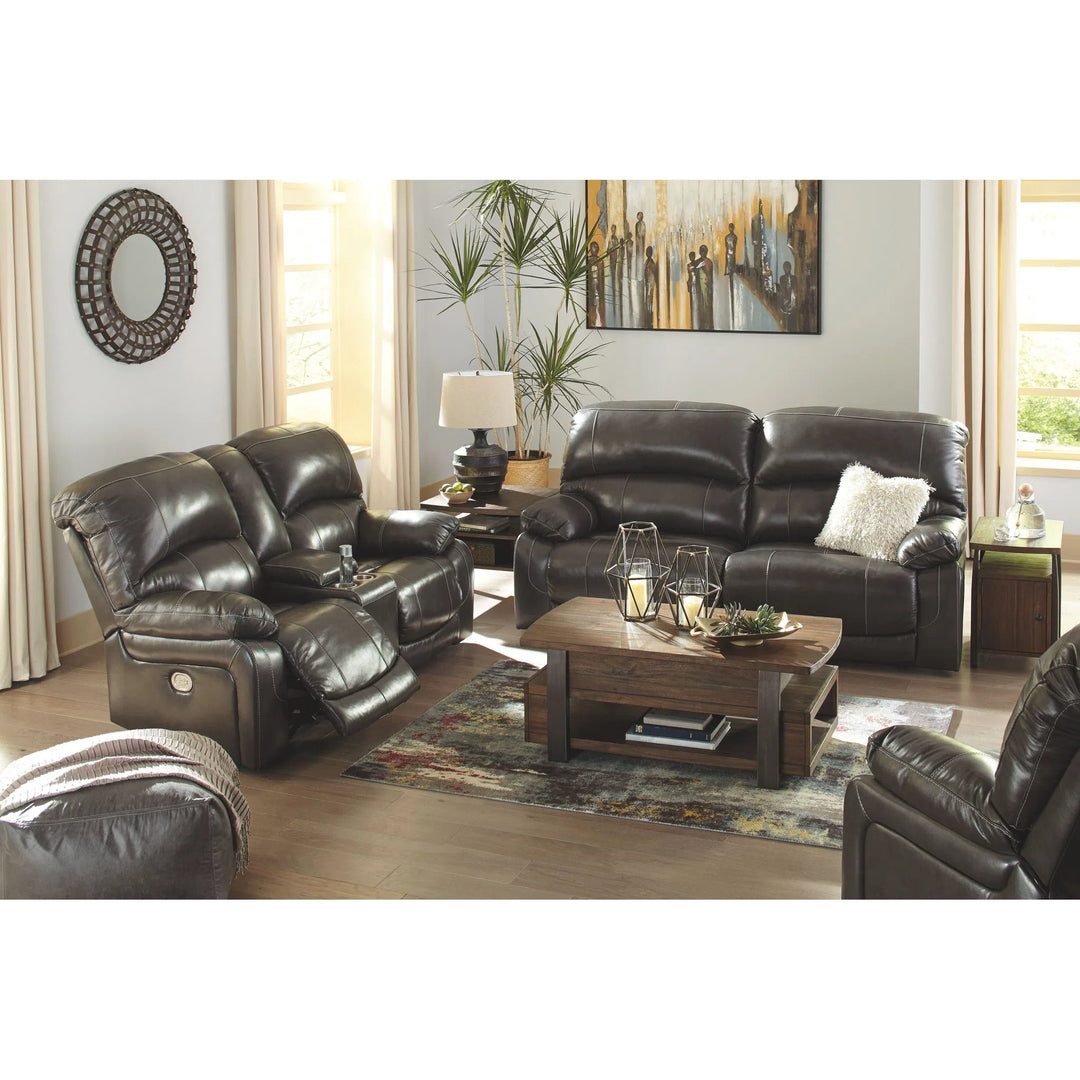 Ashley U5240382 Hallstrung Gray Zero Wall Power Wide Recliner
