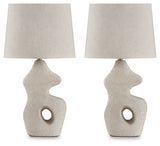 Chadrich - Paper Table Lamp (Set of 2) - Antique Beige