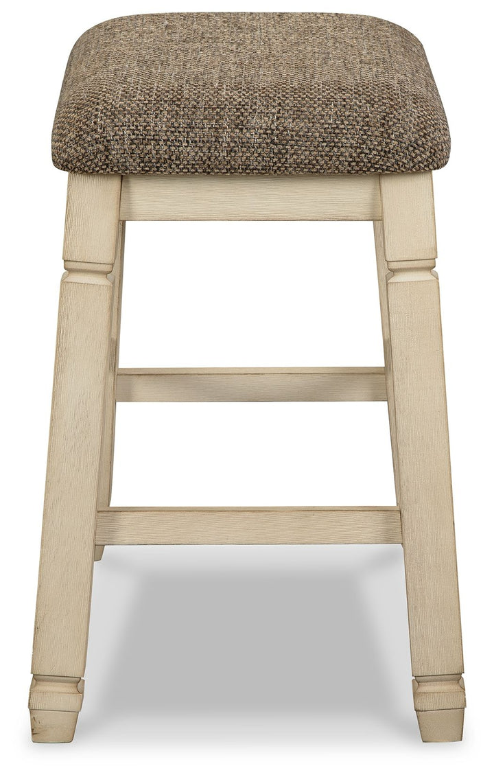 Bolanburg - Upholstered Stool (Set of 2) - Beige