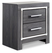 Lodanna - Two Drawer Night Stand - Gray