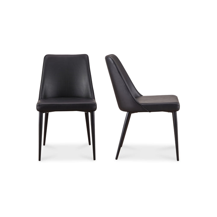 Lula - Dining Chair Vegan Leather (Set of 2) - Black