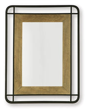 Beelman - Accent Mirror - Black / Brown
