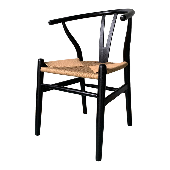 Ventana - Dining Chair (Set of 2) - Black / Natural