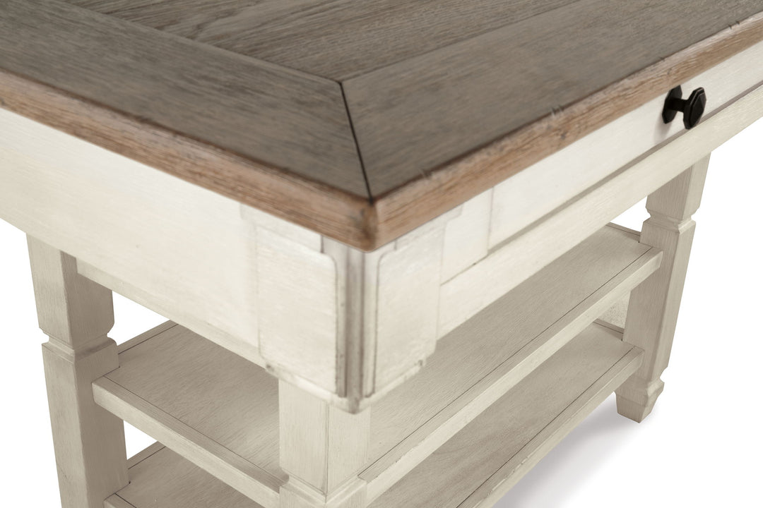 Bolanburg - Rectangular Dining Room Counter Table - Beige