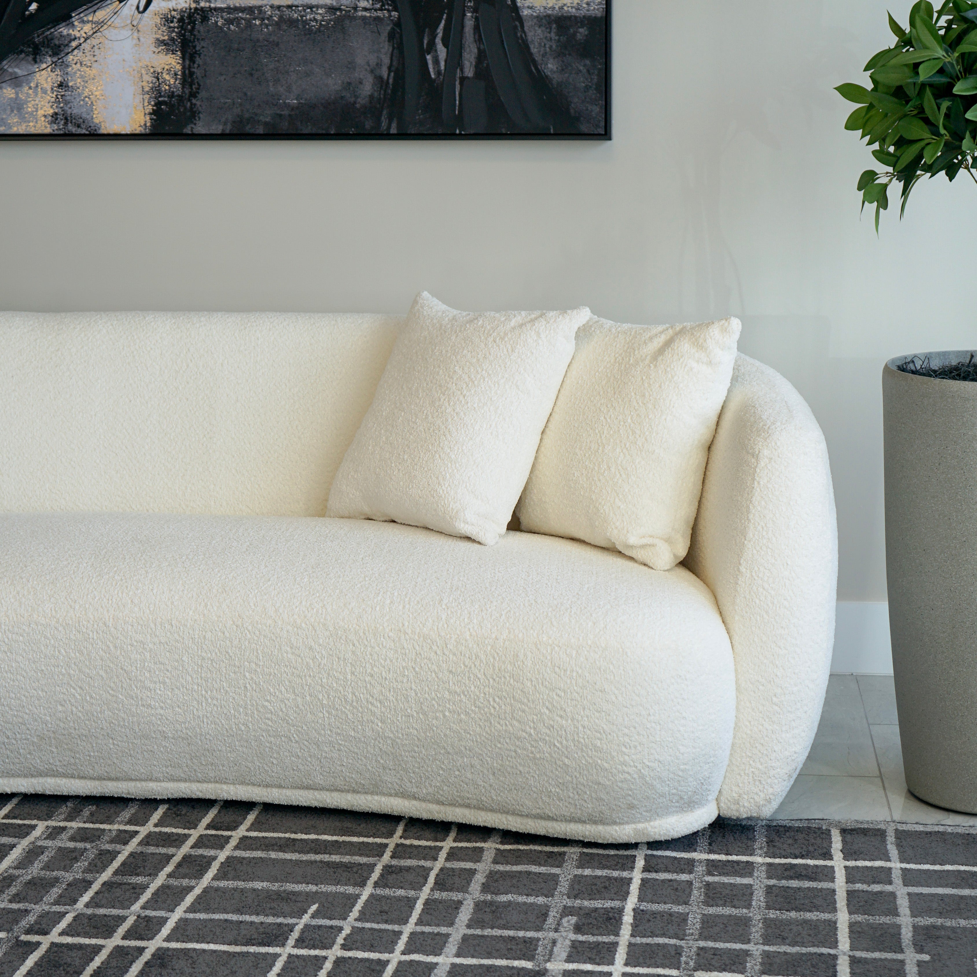 Diana Modern Curved Sofa