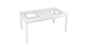 Urban Icon White Rectangular Dining Table