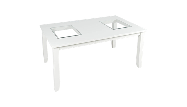 Urban Icon White Rectangular Dining Table