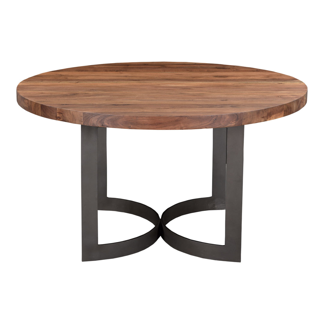 Bent - Round Dining Table - Natural Stain