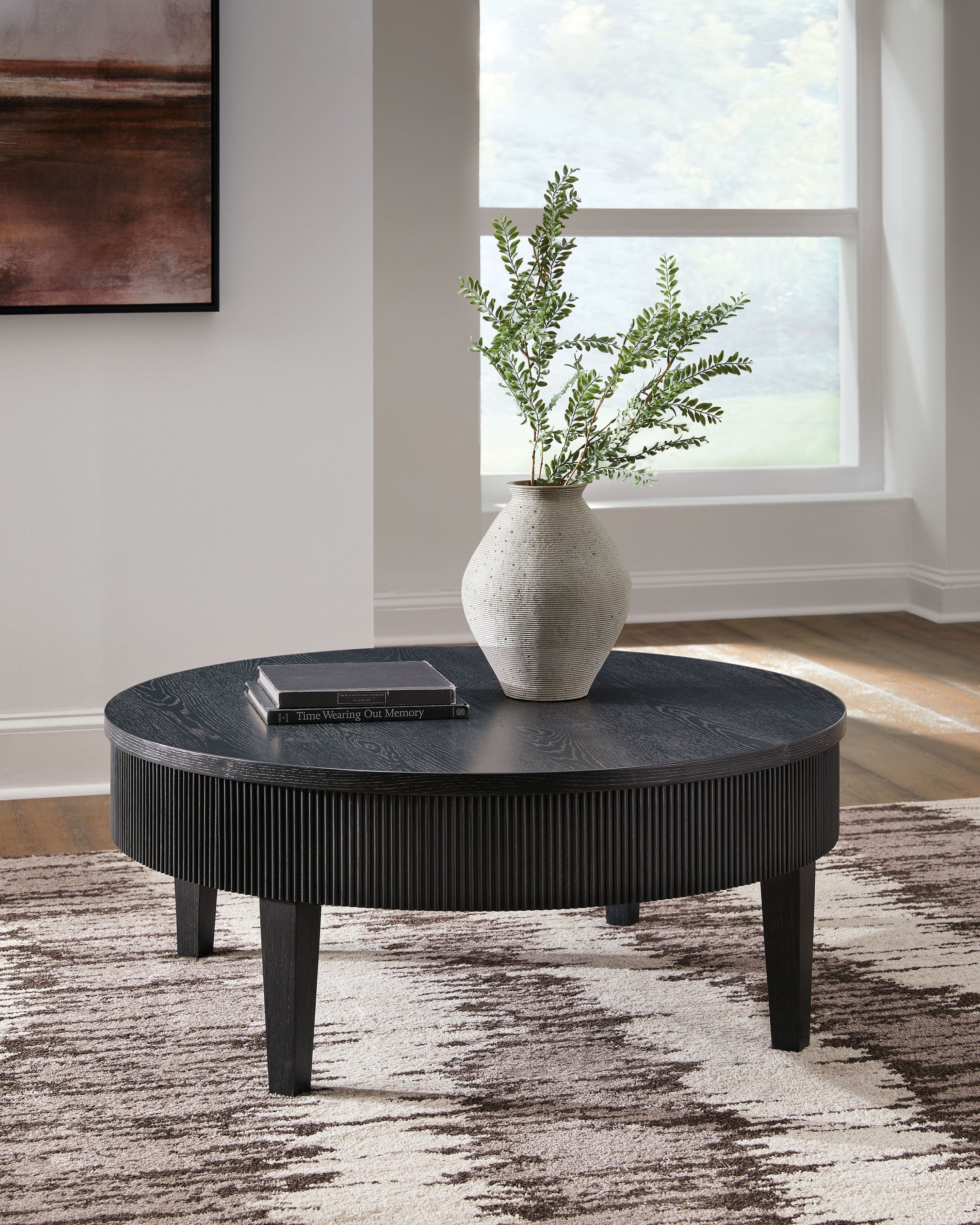 Marstream - Round Cocktail Table - Black-6