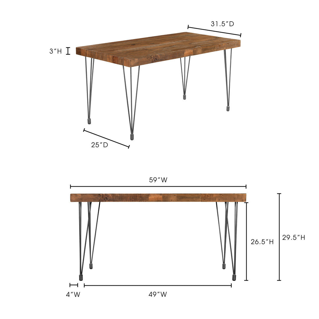 Boneta - Dining Table Small - Natural