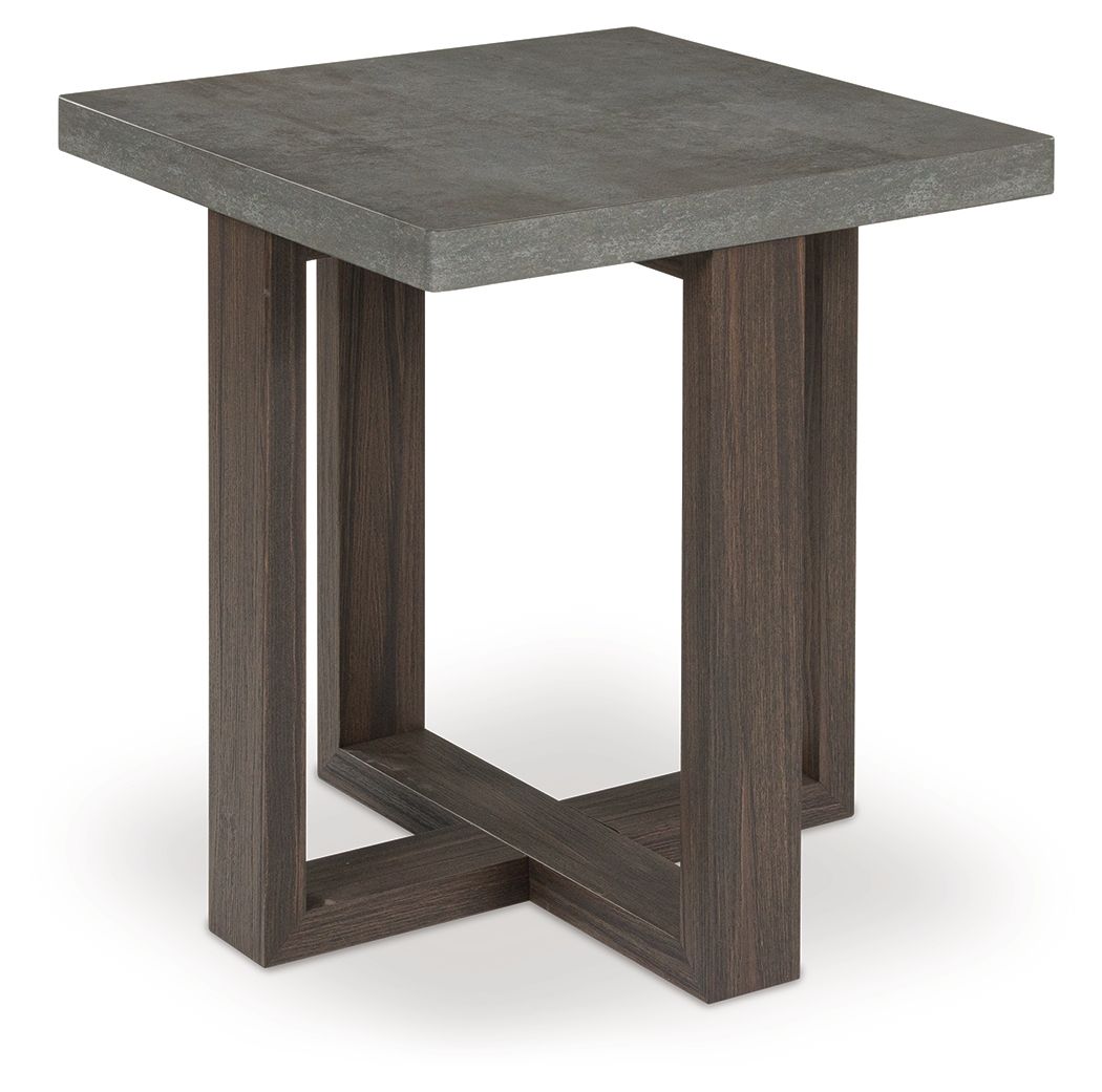 Dynnford - Gray / Brown - Occasional Table Set (Set of 3)