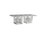 Myra Dining Table – Silver