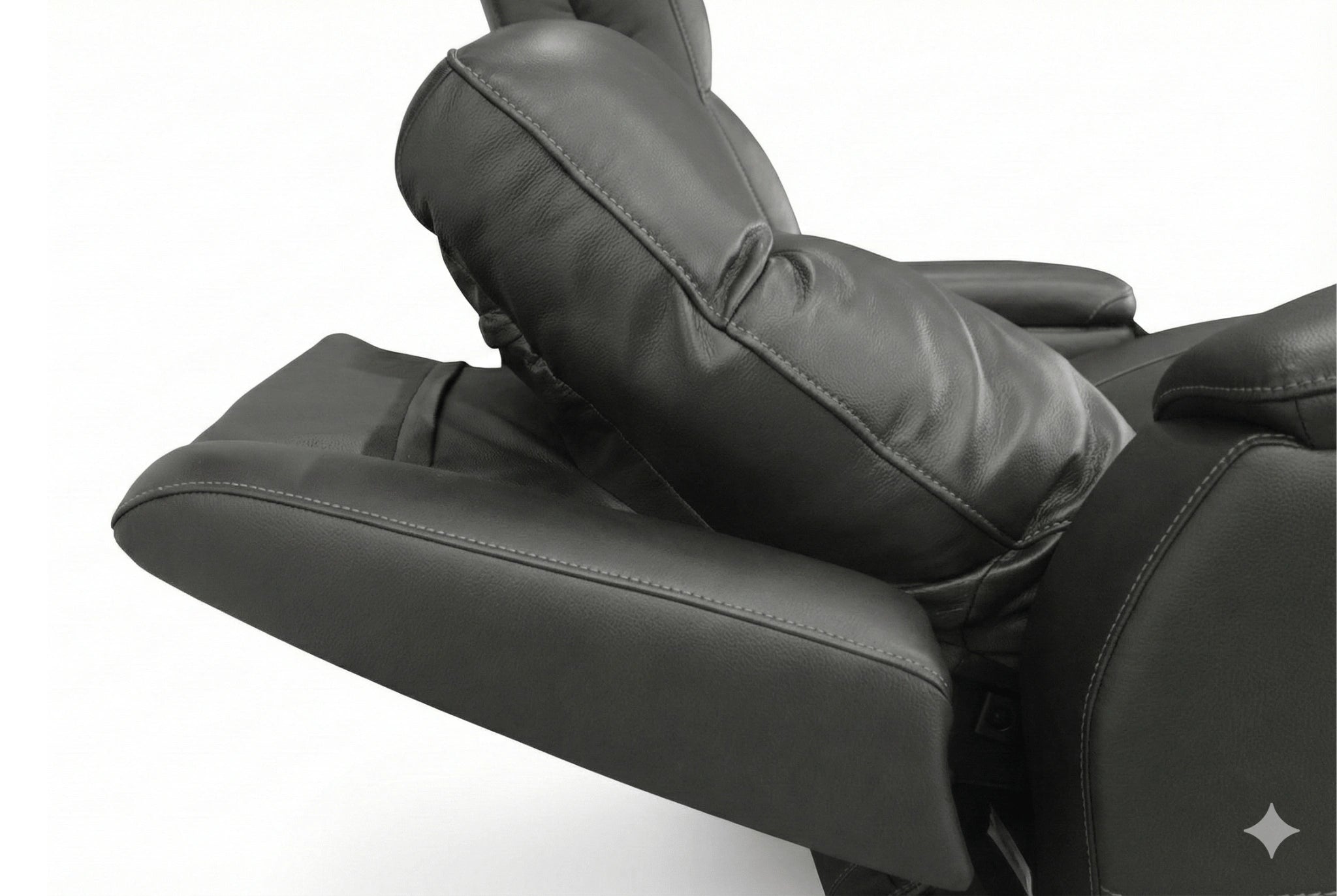 Kona Leather Power Reclining Sectional