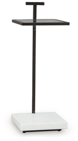 Mannill - Accent Table - Black / White