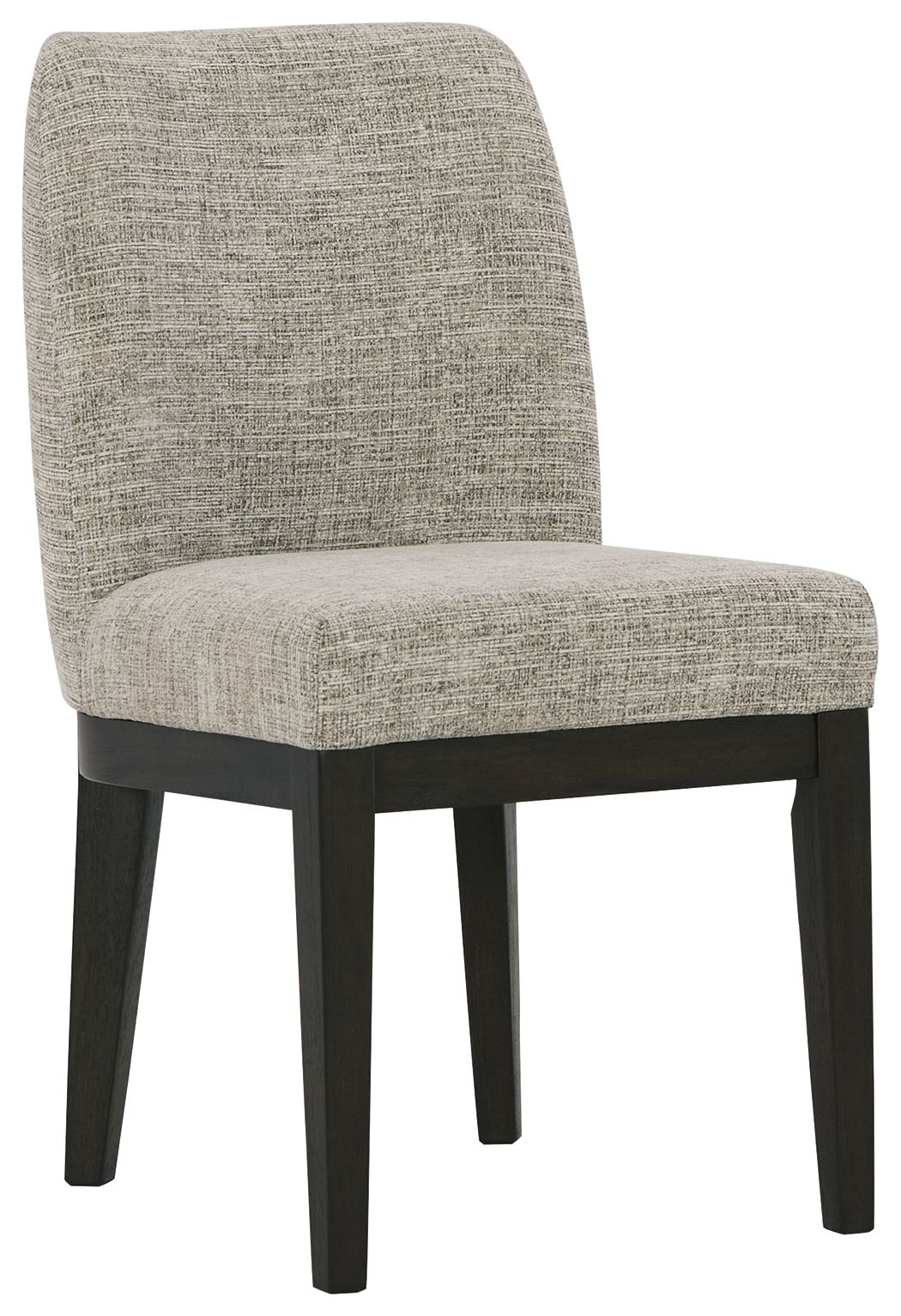 Burkhaus - Beige / Dark Brown - Dining Uph Side Chair