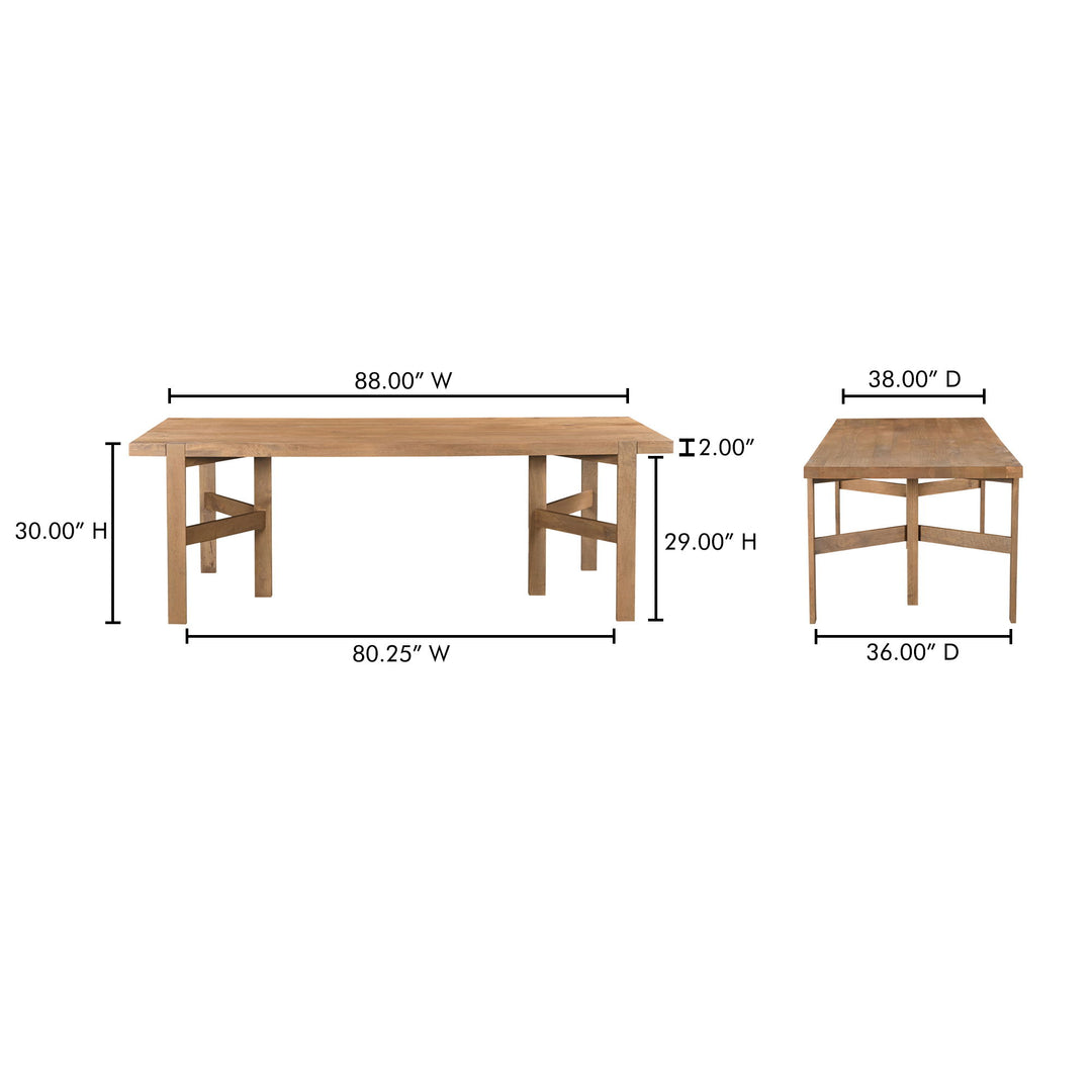 Workshop - Dining Table - Walnut Brown