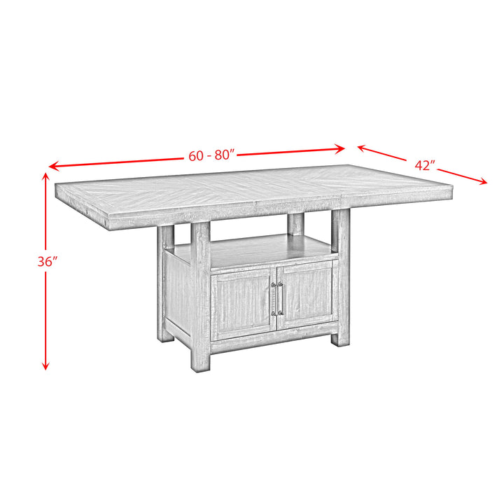 Colorado - Counter Table - Charcoal