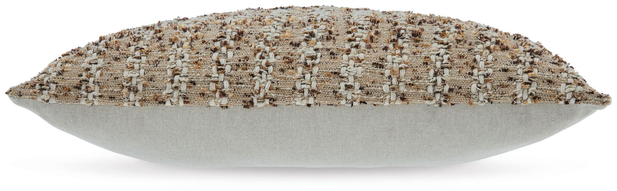 Vorlane - Pillow (Set of 4) - Tan / Brown / White