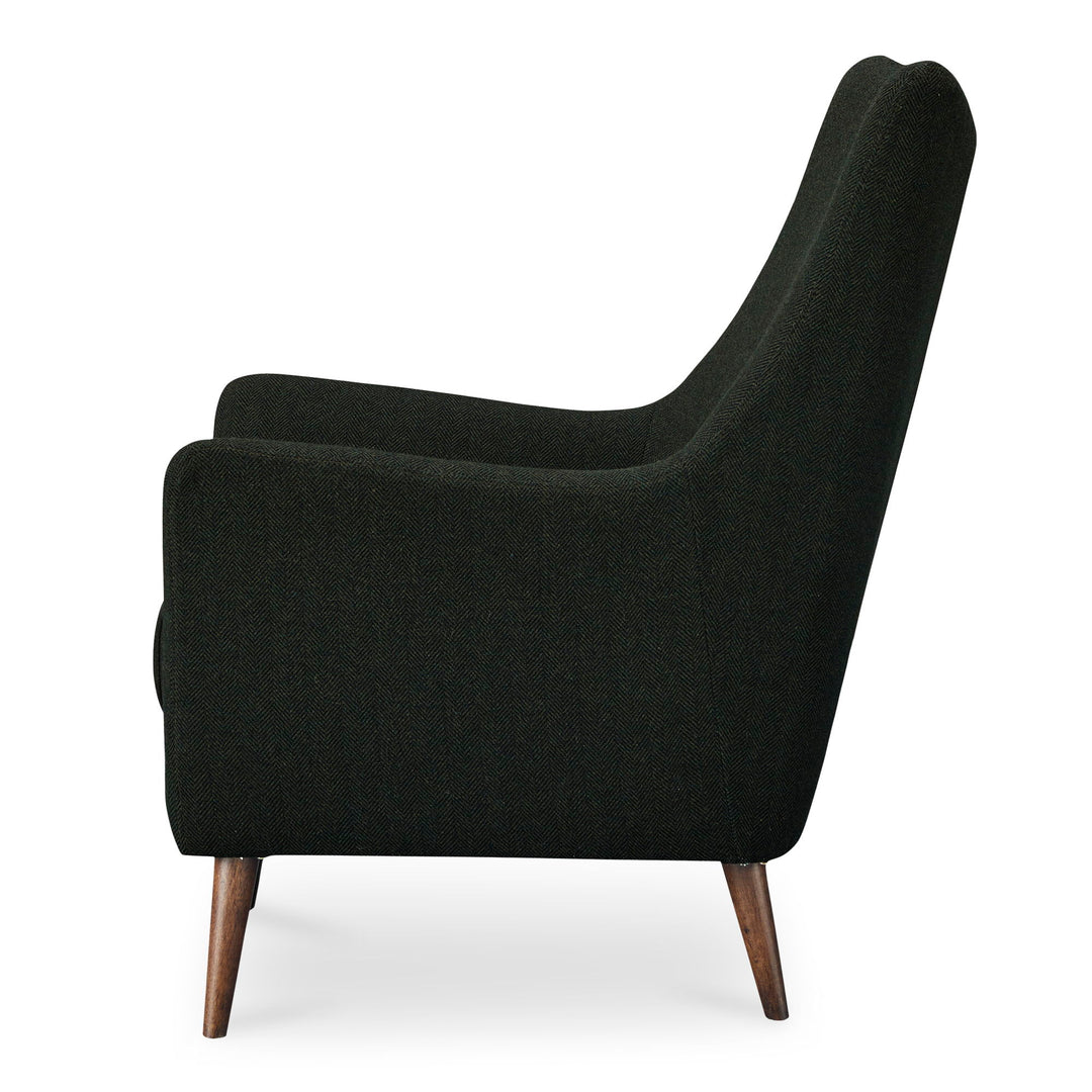 Fisher - Armchair - Olive Wool Blend