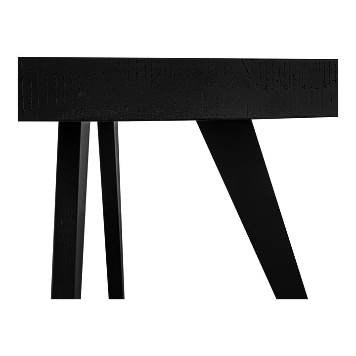 Parq - Acacia Round Dining Table - Black