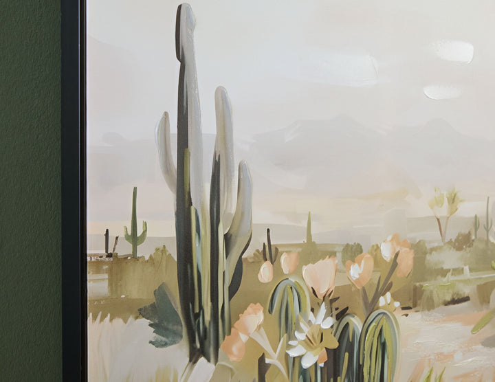 Sidworth - Wall Art - Green / Beige / Gray