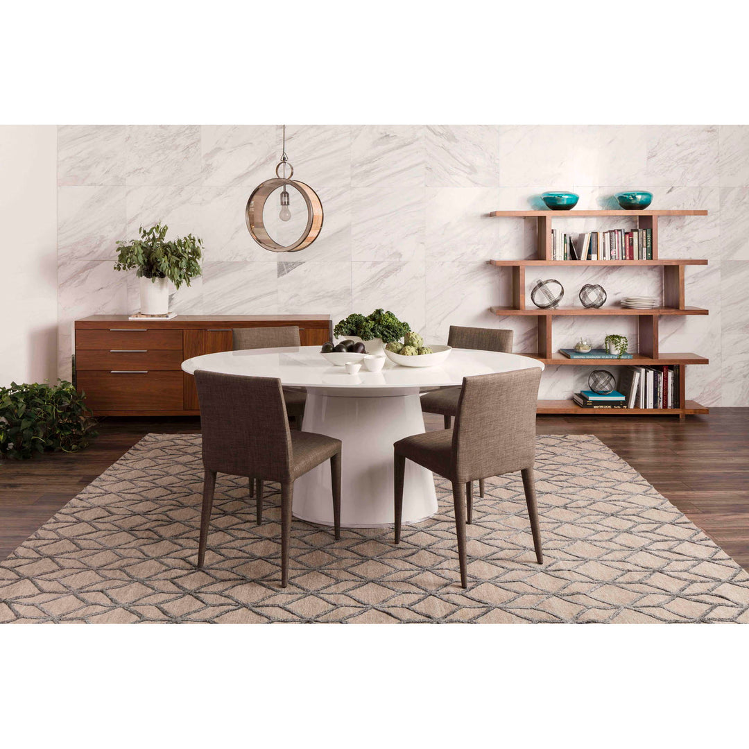 Otago - Oval Dining Table Wood - White