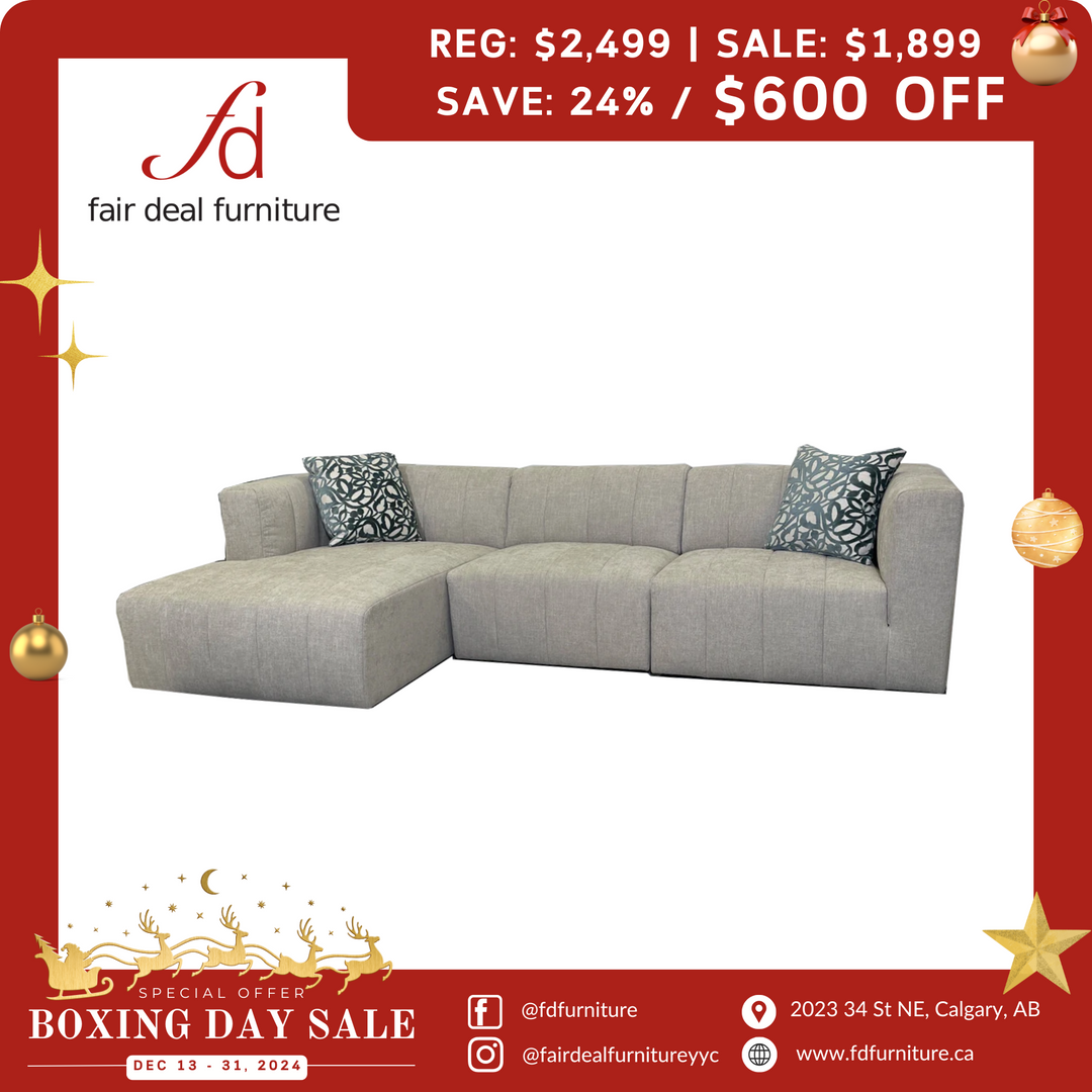 Lauriston 3 Piece Sectional with Chaise