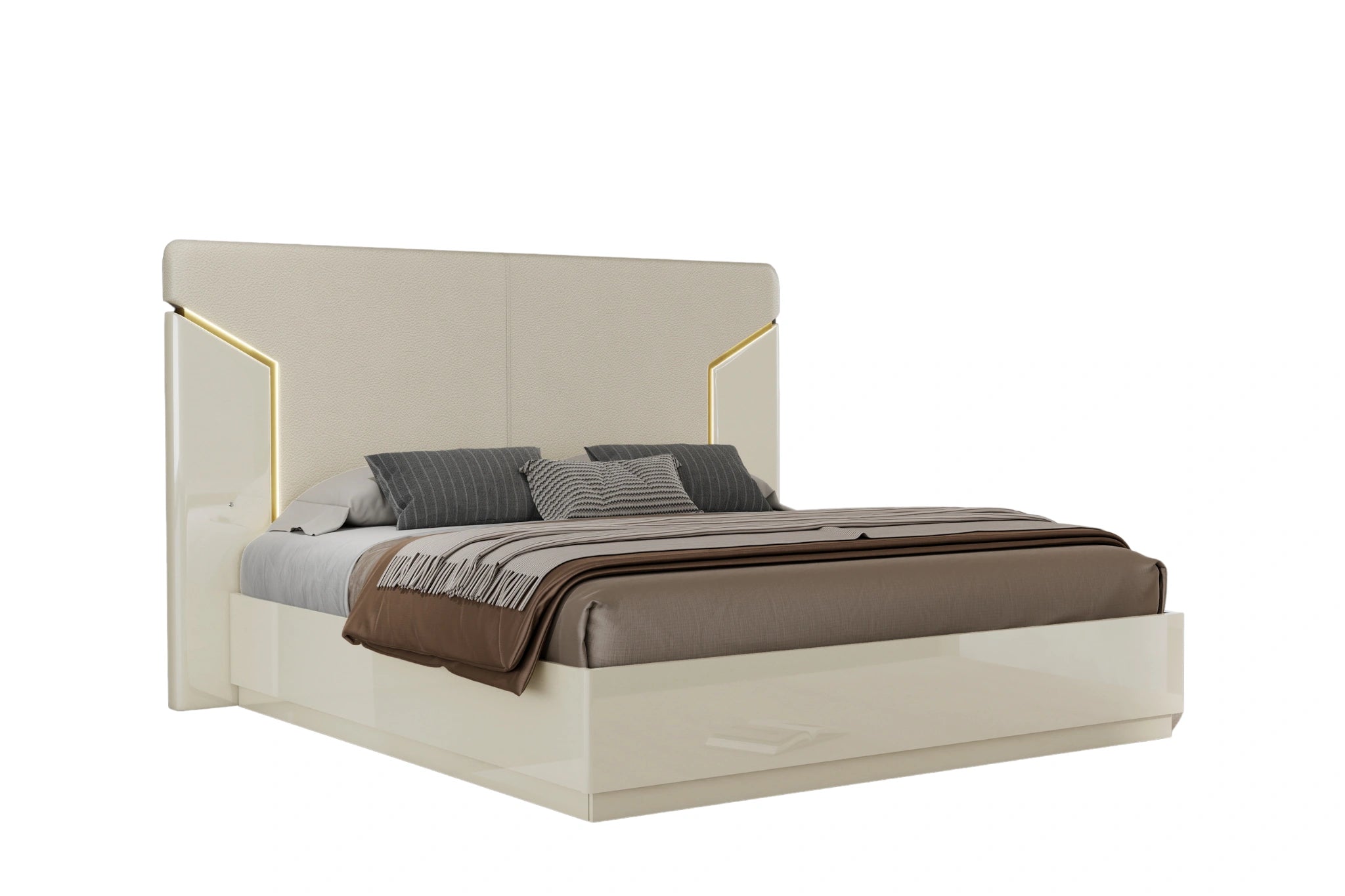 Anna LED Platform Bed