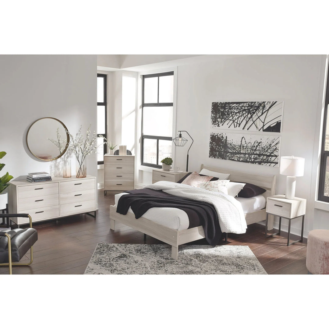 Socalle queen platform deals bed