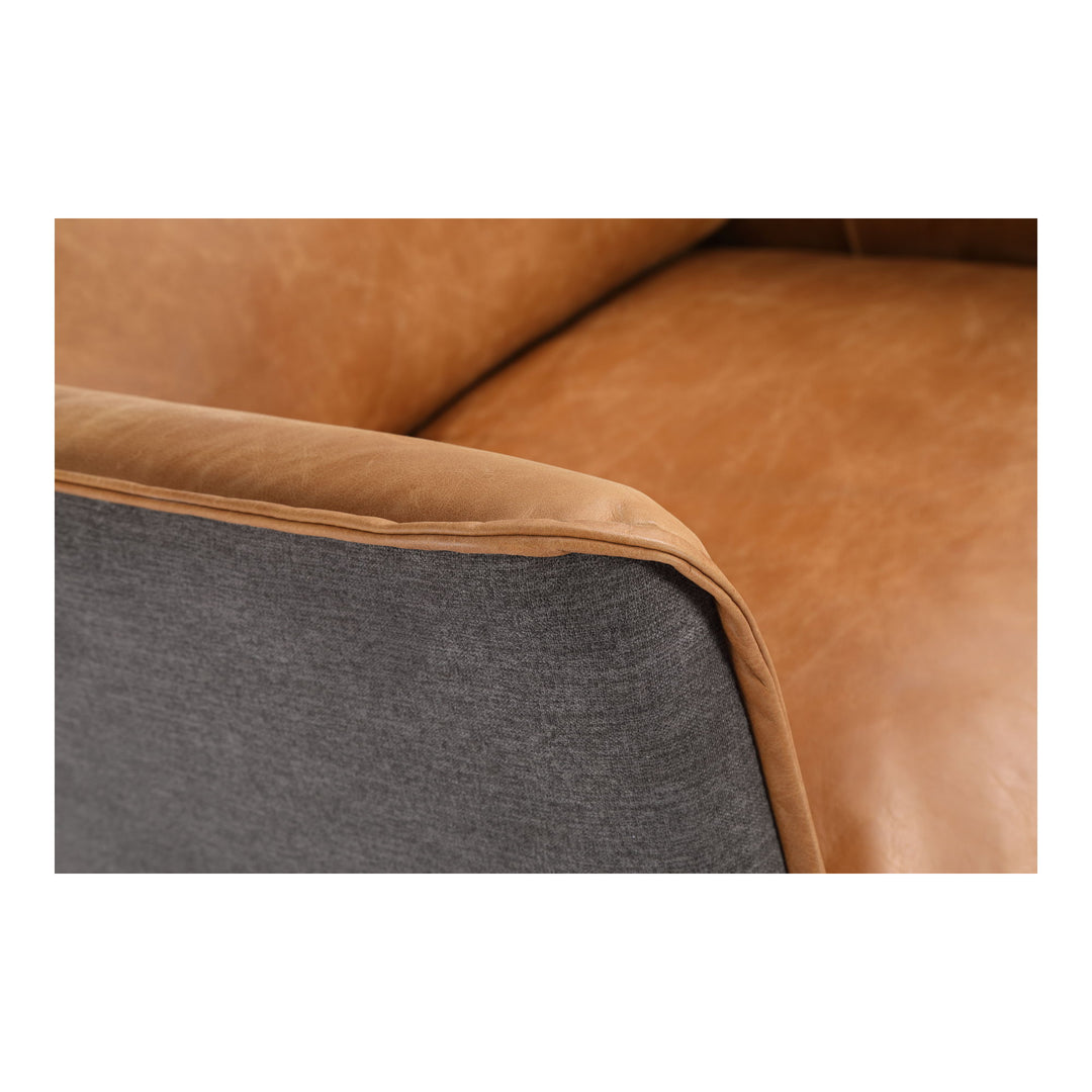 Messina - Leather Armchair - Light Brown