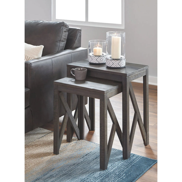 Ashley A4000229 Emerdale - Gray - Accent Table Set