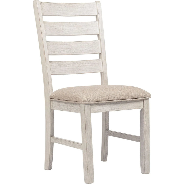 Ashley D394-01 Skempton - White/Light Brown - Dining UPH Side Chair