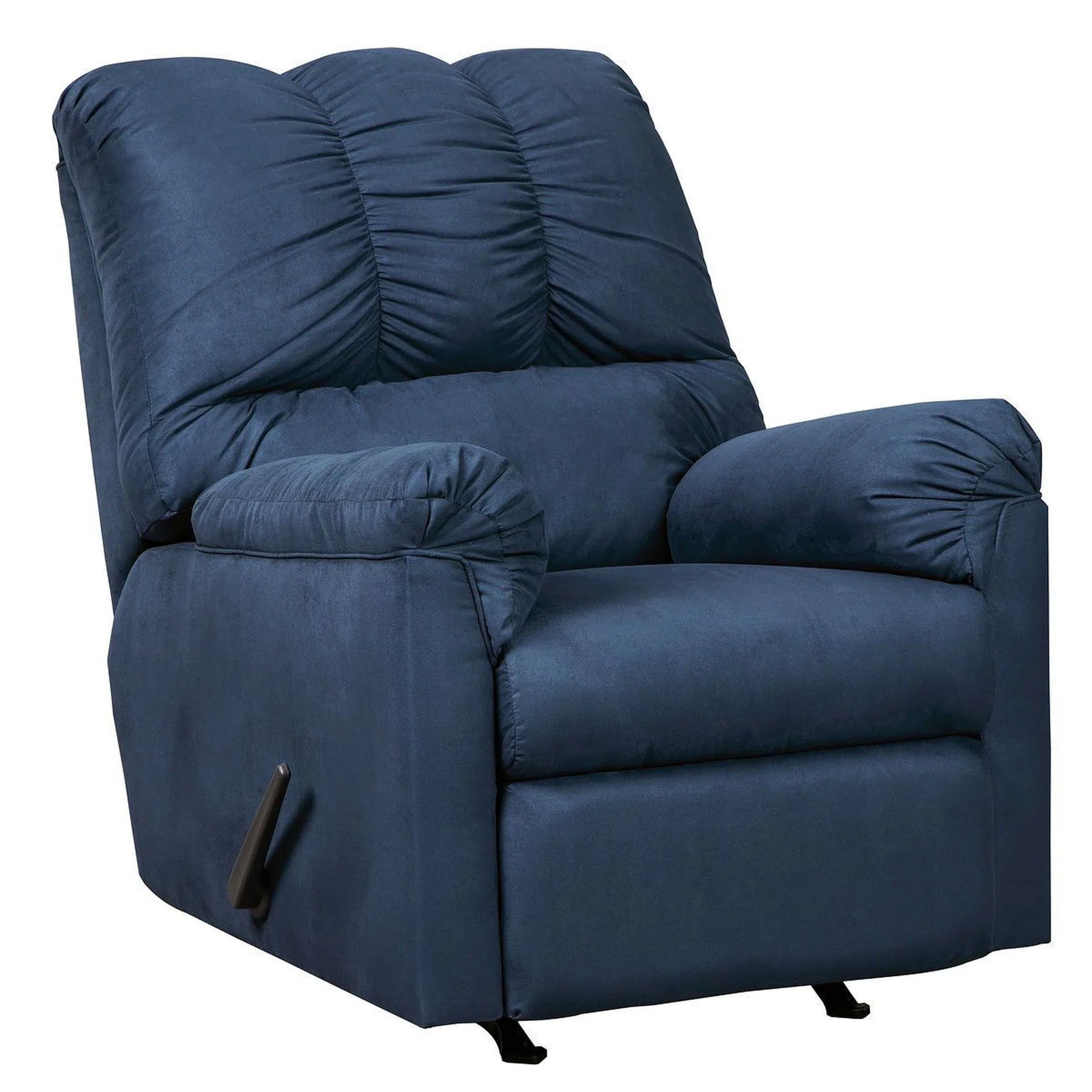 Navy blue best sale swivel recliner