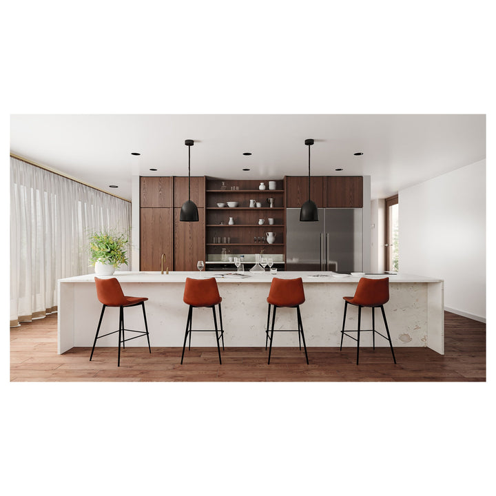 Alibi - Counter Stool (Set of 2) - Brown