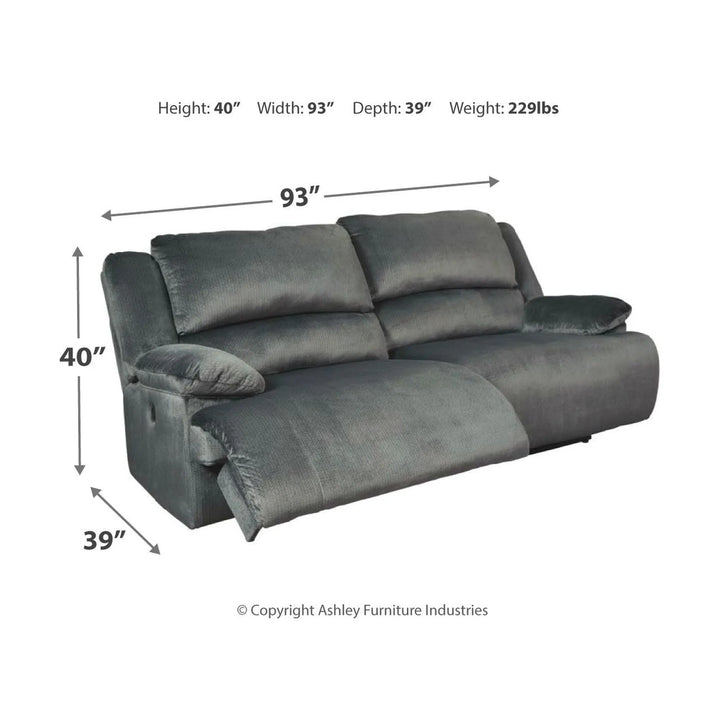 Ashley 3650581 Clonmel - Charcoal - 2 Seat Reclining Sofa