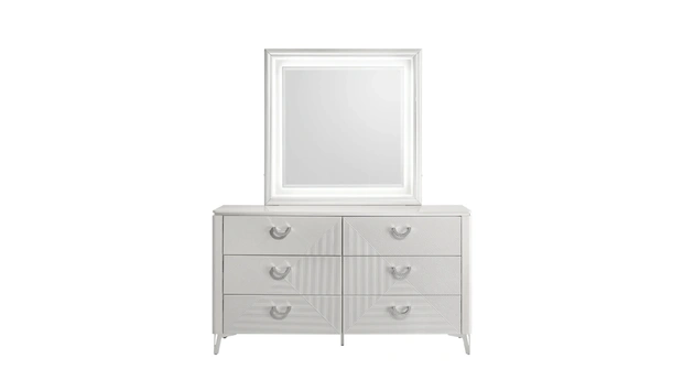 Sophie Modern White Dresser